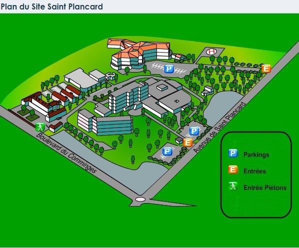 Plan du Site de Saint-Plancard